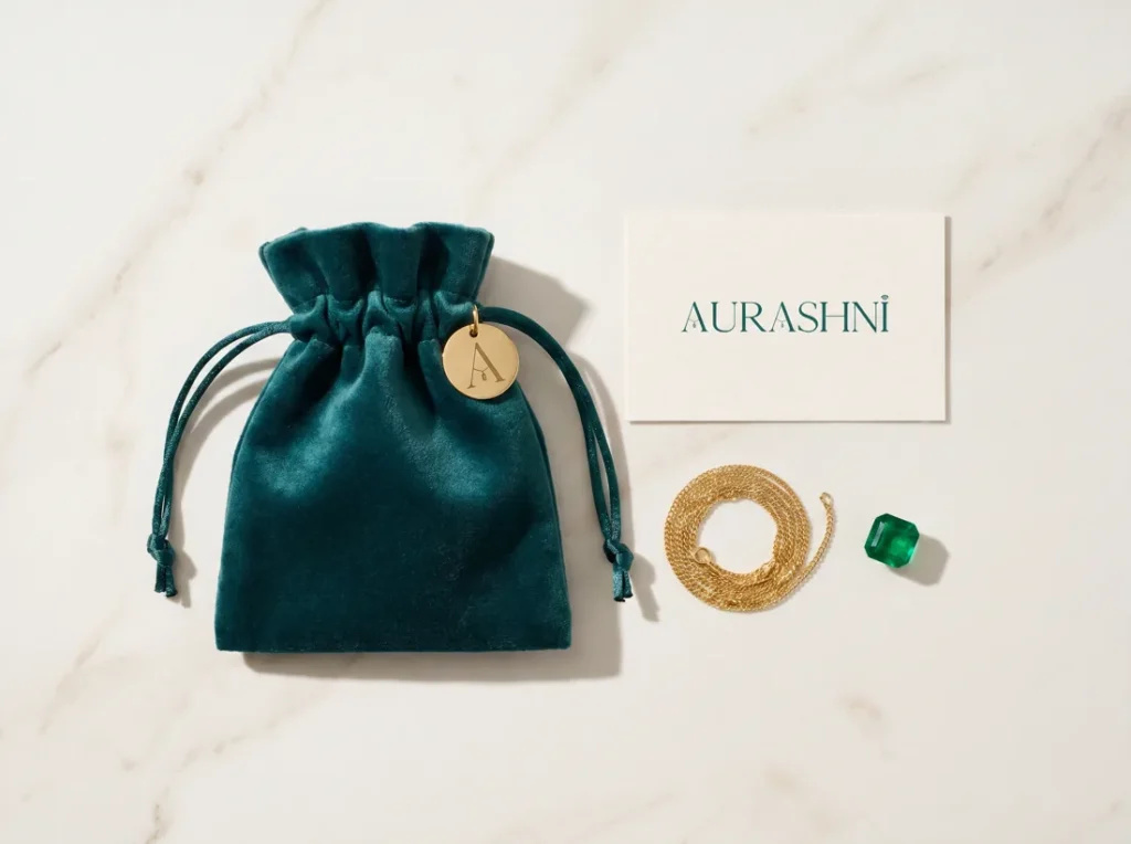 Aurashni | Jewellery Brand Identity | Logo Design — DESENO portfolio