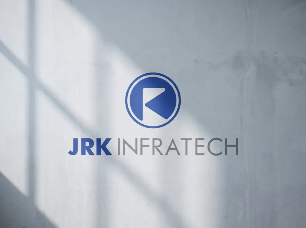 JRK Infratech | Construction Logo Design | Brand Identity — DESENO portfolio