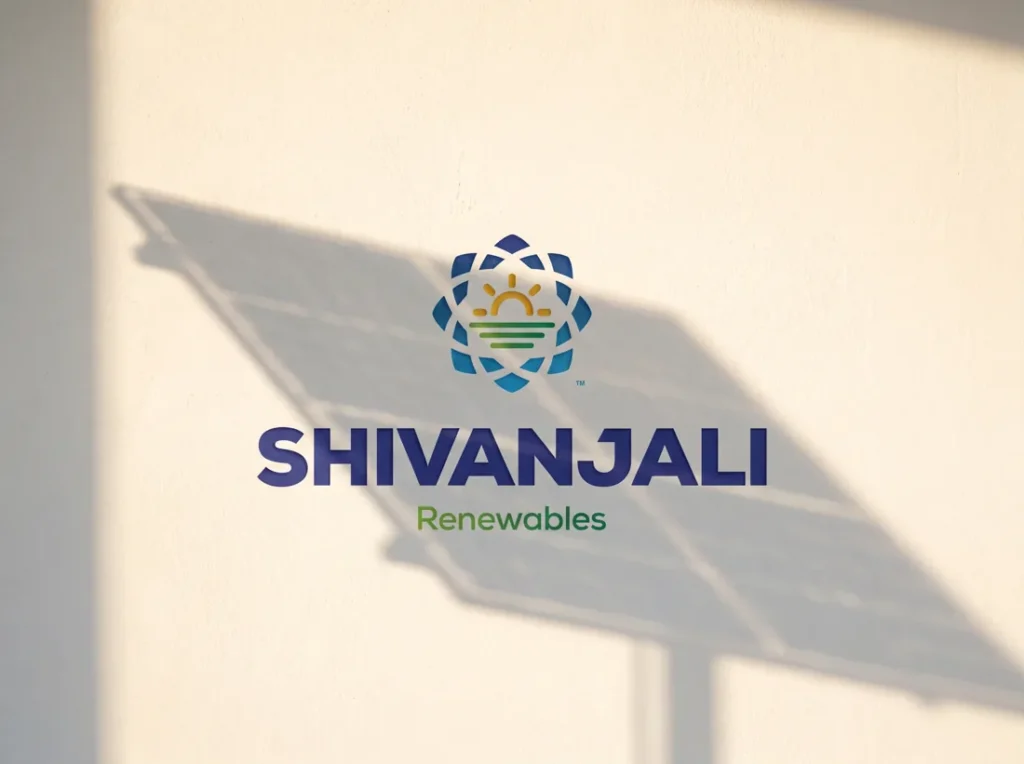 Shivanjali | Solar Energy Logo Design | Brand Identity — DESENO portfolio