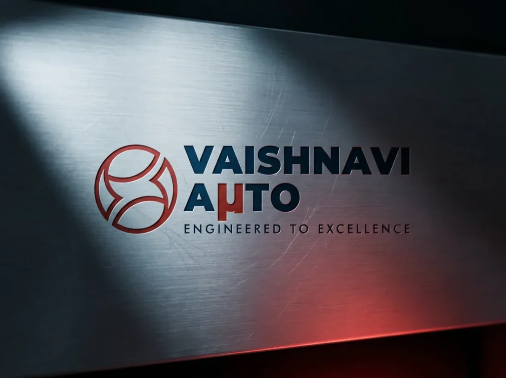 Vaishnavi Auto | Automotive Logo Design | Brand Identity — DESENO portfolio