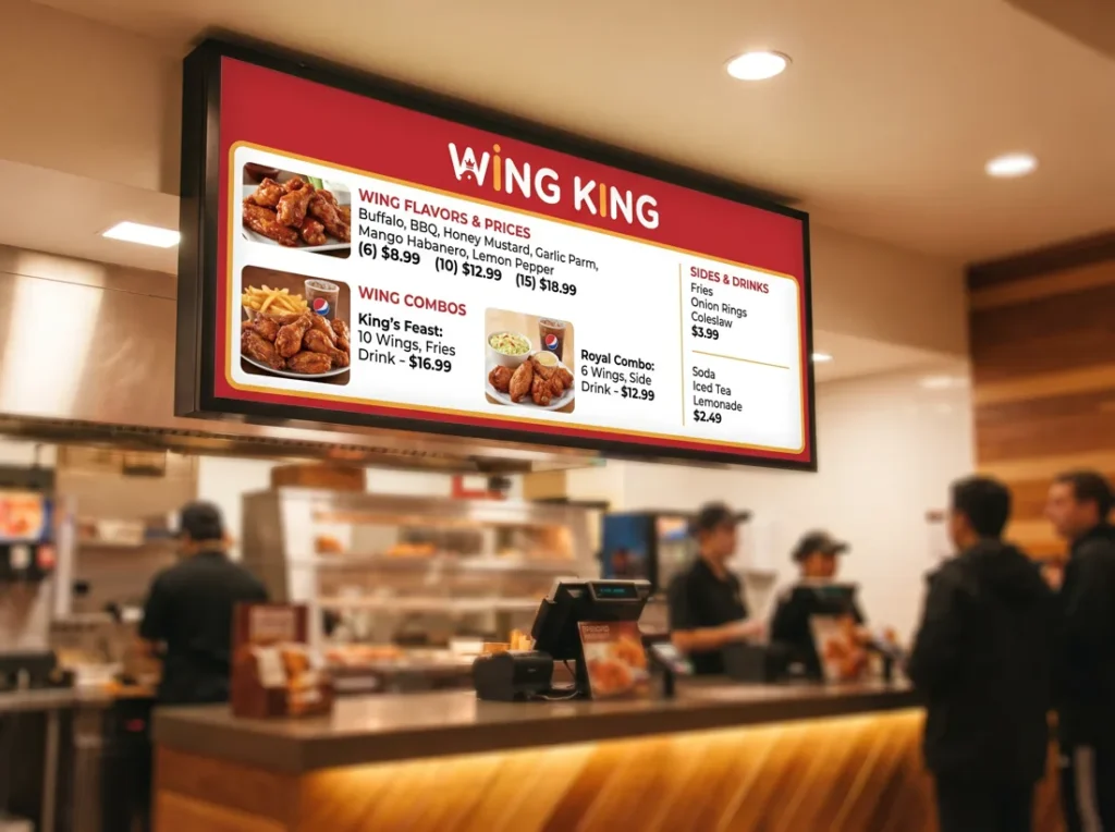 Wing King | Fast-Food Brand Identity | QSR Branding — DESENO portfolio