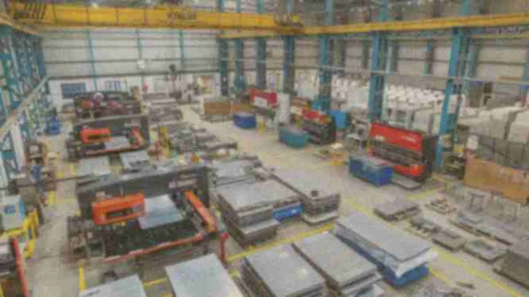 The same shop floor as a WhatsApp photo
